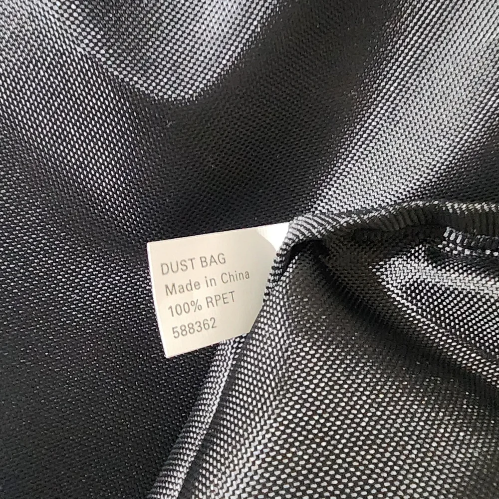 Balenciaga Black Drawstring Dust Bag Shoe Bag Travel Storage Pouch Large